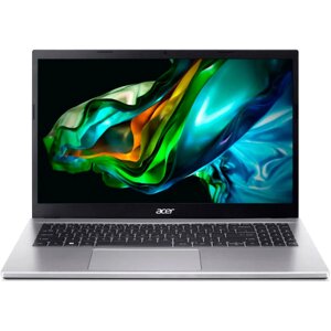 Ноутбук Acer Aspire 3 Silver NX. KSJER. 005 (Русская раскладка) (AMD Ryzen 5 5500U 2.1GHz/16384Mb/512Gb SSD/AMD Radeon Graphics/Wi-Fi/Cam/15.6/1920x1080/No OS)