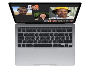 Ноутбук APPLE MacBook Air 13 (2020) (Английская раскладка клавиатуры) Silver MGN93 (Apple M1/8192Mb/256Gb SSD/Wi-Fi/Bluetooth/Cam/13.3/2560x1600/Mac OS)