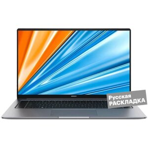 Ноутбук HONOR magicbook X16, 2024, i5 16+512GB 16" космический серый (5301AHGW) WIN