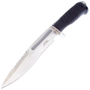Нож Асгард, сталь AUS-8, черная рукоять кратон