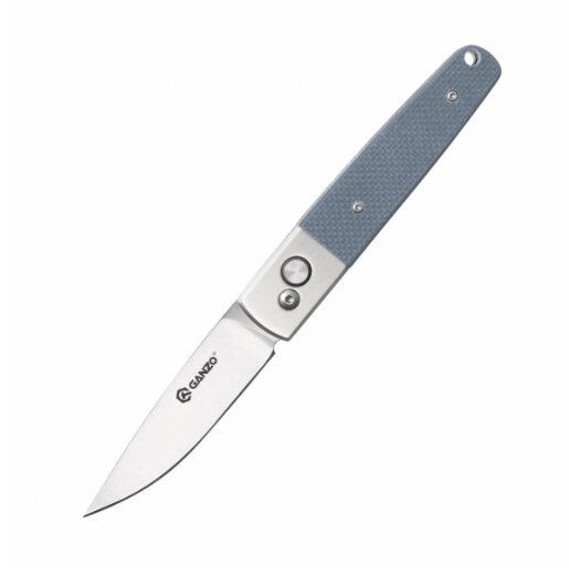 Нож автоматический Ganzo G7211, серый от компании Admi - фото 1