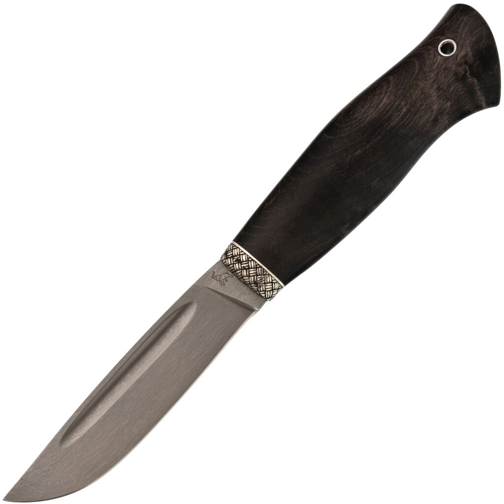 Нож C12 Финский, сталь Х12МФ, рукоять карельская береза от компании Admi - фото 1