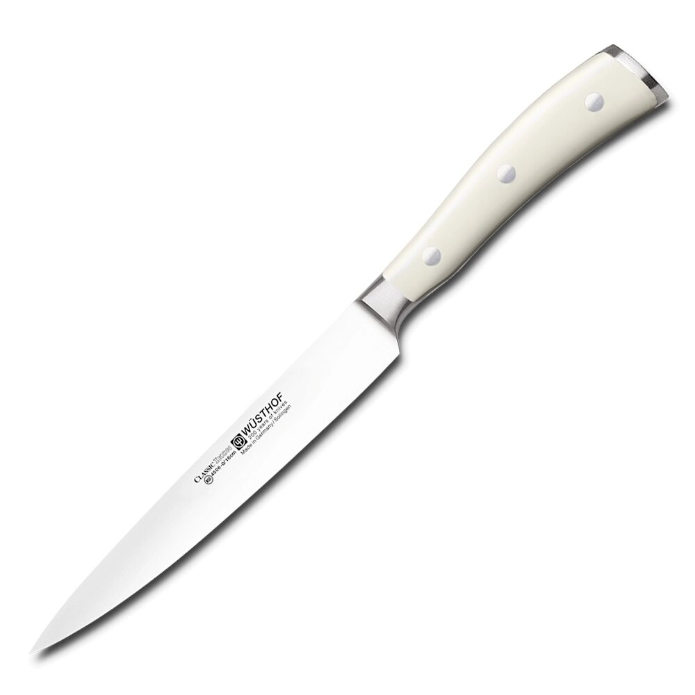 Нож для мяса Ikon Cream White 4506-0/16 WUS, 160 мм от компании Admi - фото 1