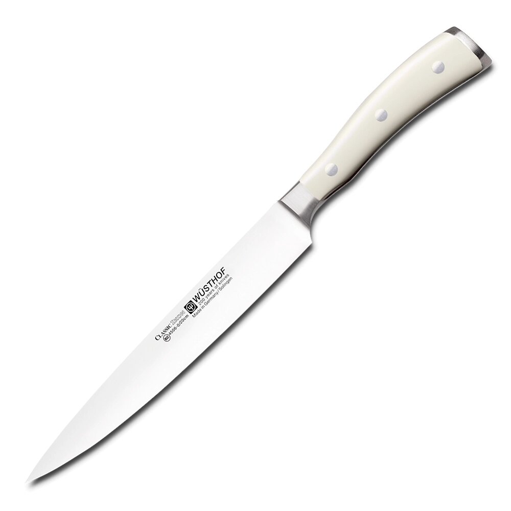 Нож для мяса Ikon Cream White 4506-0/20 WUS, 200 мм от компании Admi - фото 1