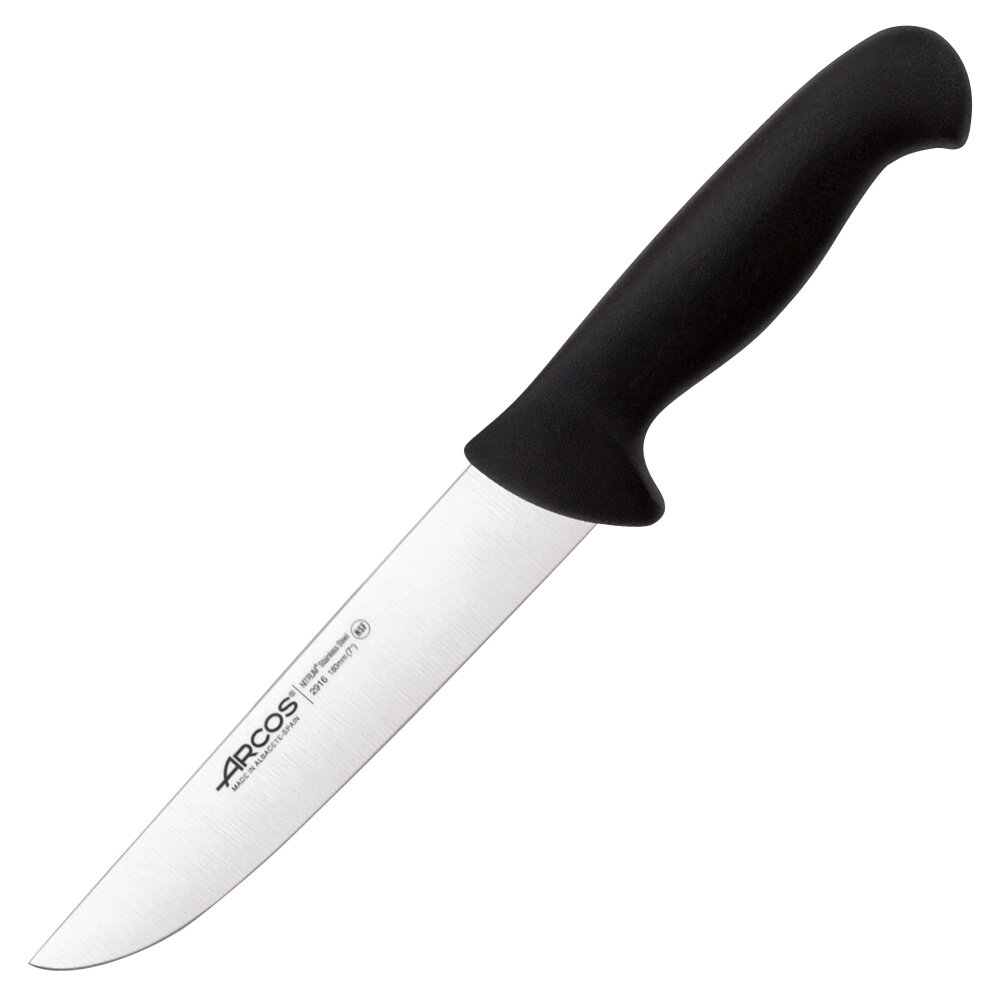 Нож для разделки 2900 291625, 180 мм, черный от компании Admi - фото 1
