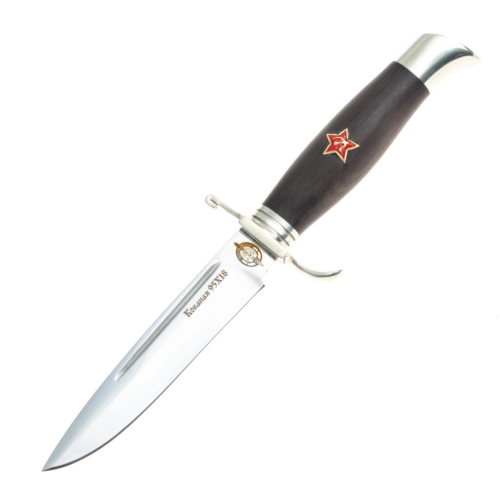 Нож Финка НКВД Звезда, сталь 95х18, граб от компании Admi - фото 1