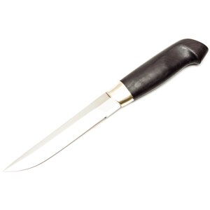 Нож Финский, сталь 95х18, рукоять граб, латунь