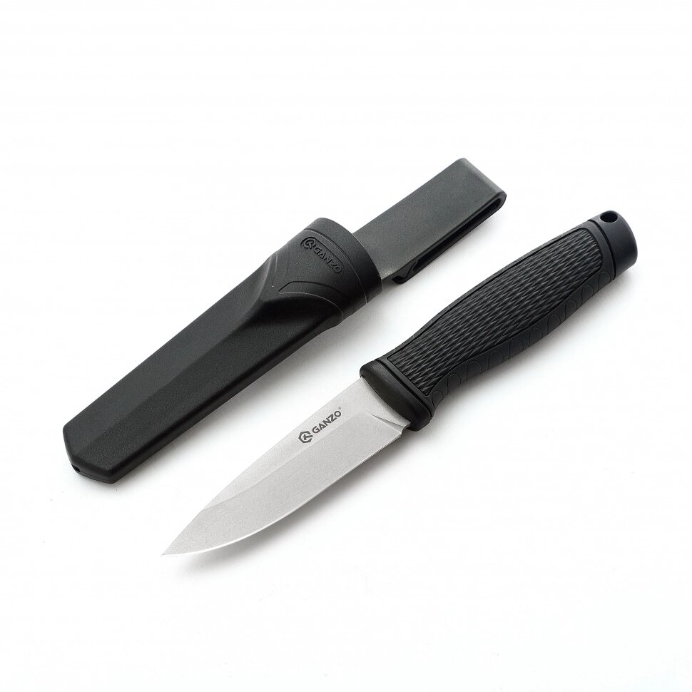 Нож Ganzo G806 черный, G806-BK от компании Admi - фото 1