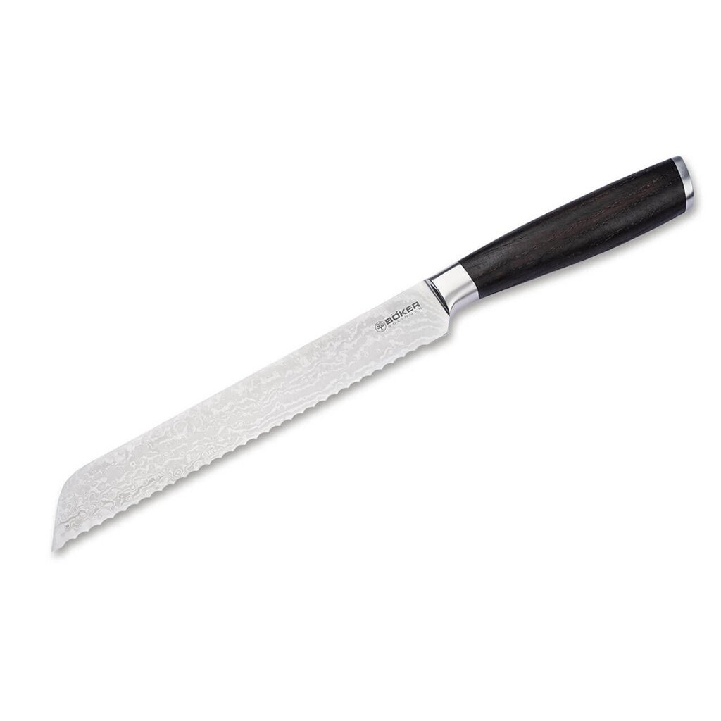 Нож кухонный для хлеба Boker Meisterklinge, сталь дамаск, рукоять дуб от компании Admi - фото 1