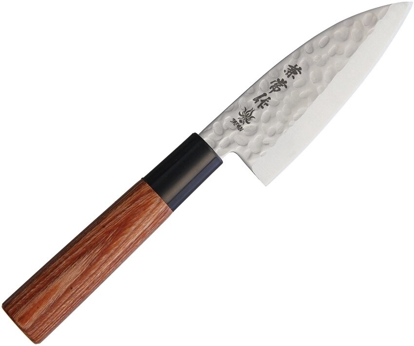 Нож кухонный Kanetsune Ko-Deba 105 мм, сталь DSR1K6, рукоять pakka wood от компании Admi - фото 1
