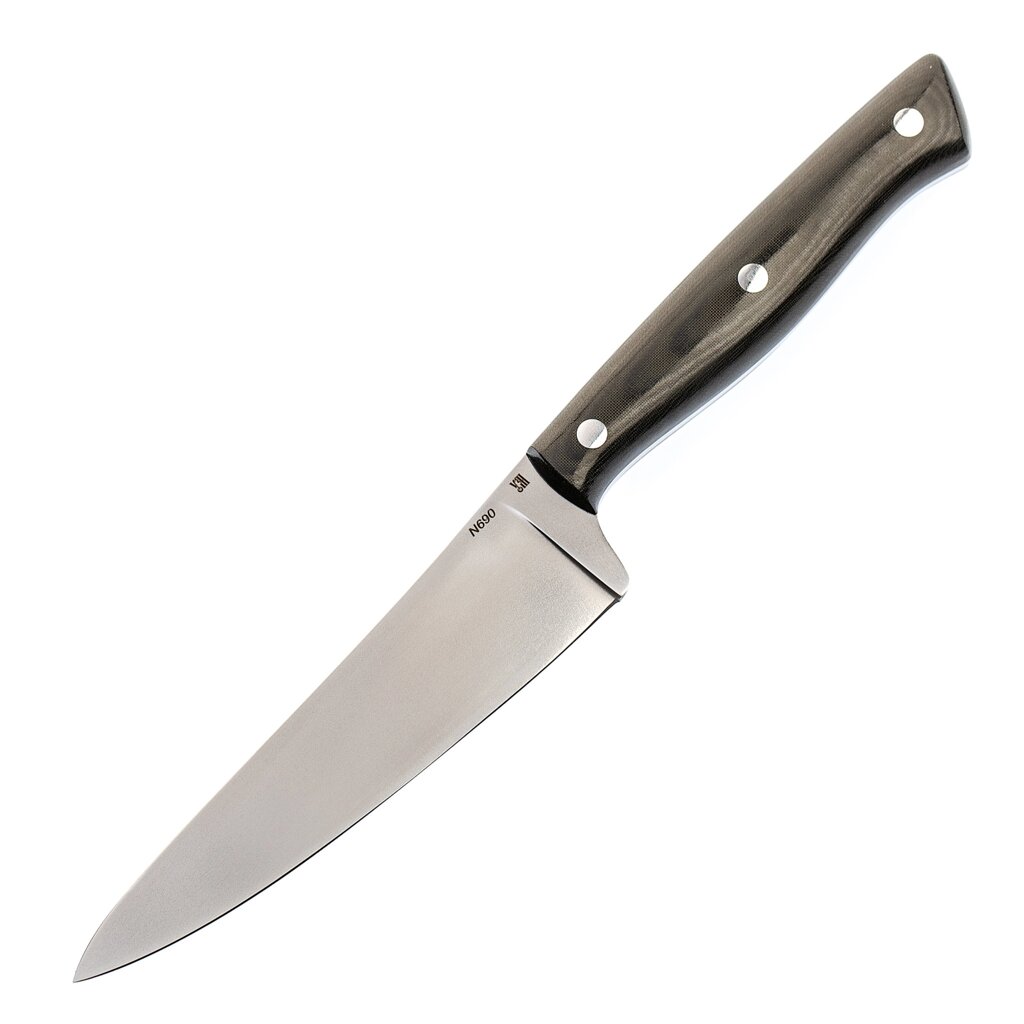 Нож Кухонный №7, сталь N690, микарта от компании Admi - фото 1