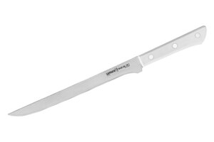 Нож кухонный "Samura HARAKIRI" филейный 218 мм, корроз. стойкая сталь, ABS пластик
