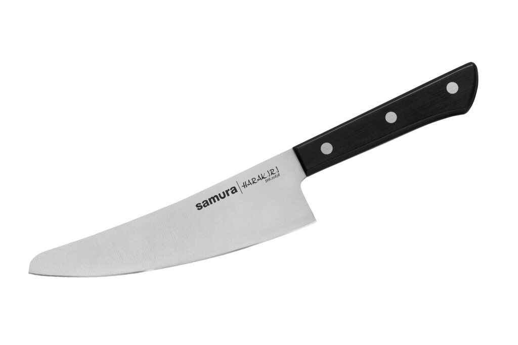 Нож кухонный "Samura HARAKIRI" малый Шеф 166 мм, сталь AUS-8 от компании Admi - фото 1