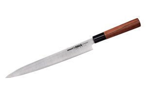 Нож кухонный "Samura OKINAWA" Янагиба 270 мм, AUS-8, палисандр