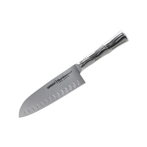 Нож кухонный Сантоку Samura Bamboo SBA-0094/Y, сталь AUS-8