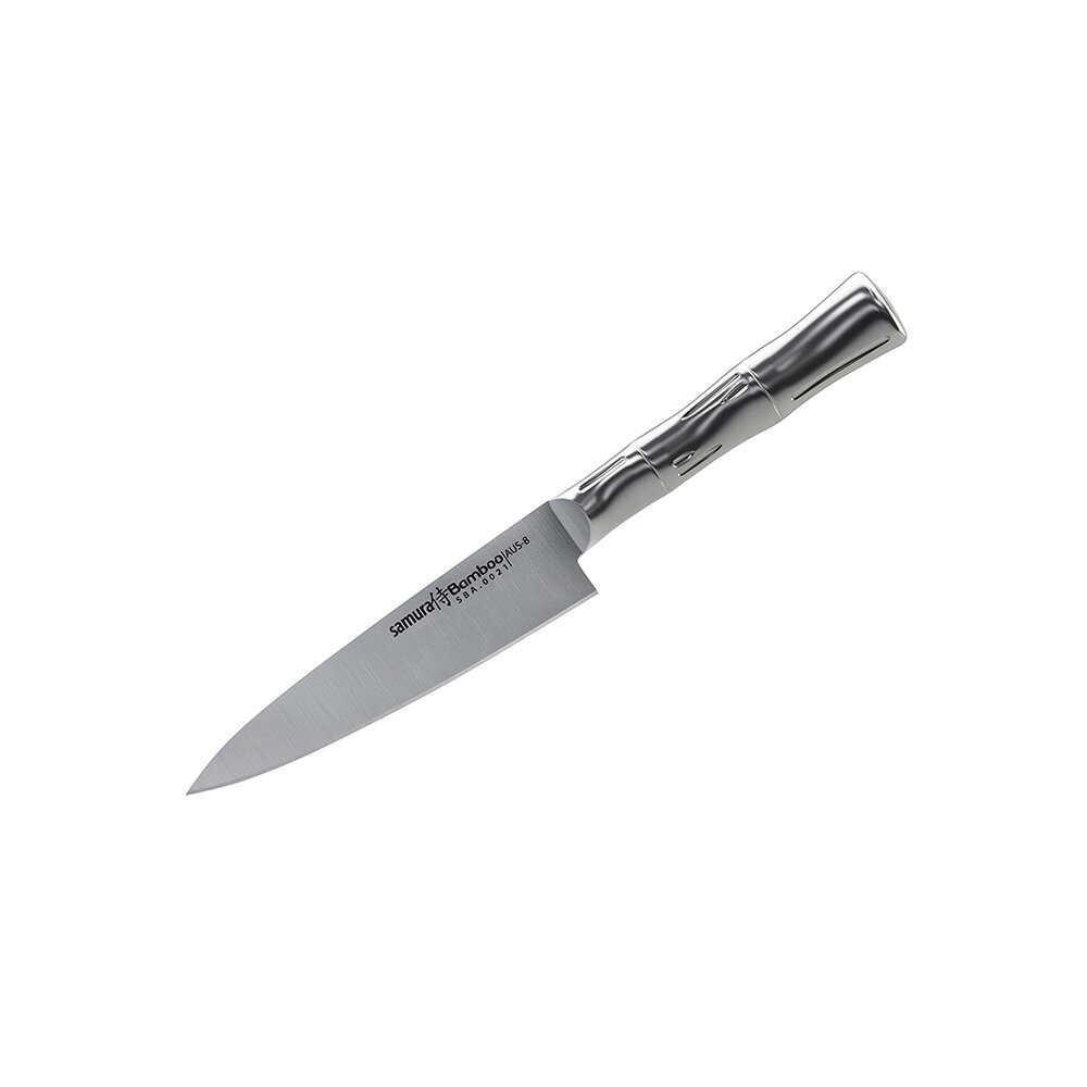 Нож кухонный универсальный Samura Bamboo SBA-0021/Y, сталь AUS-8 от компании Admi - фото 1