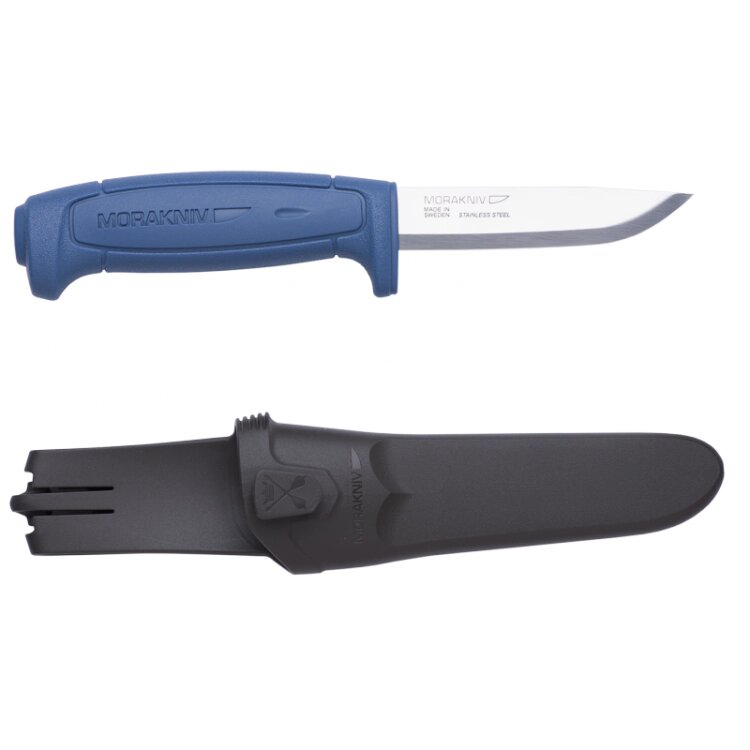 Нож Morakniv Basic 546, нержавеющая сталь, пластик, синий от компании Admi - фото 1