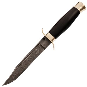 Нож НР-40, дамасская сталь, рукоять граб