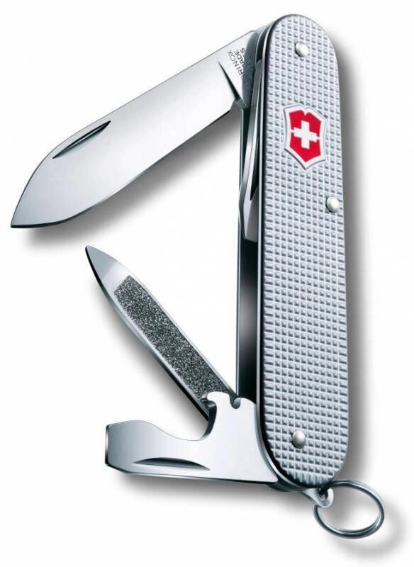 Нож перочинный Victorinox Cadet 0.2601.26 84мм 9 функций серебристый от компании Admi - фото 1