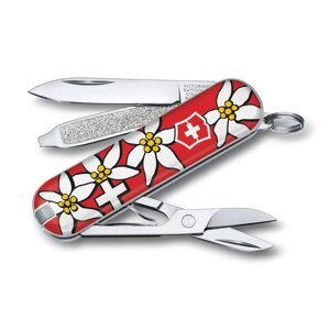 Нож перочинный Victorinox Classic SD Edelweiss (0.6223.840) 58 мм, 7 функций