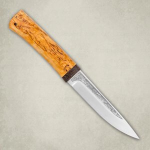 Нож Пескарь, карельская береза, 95х18