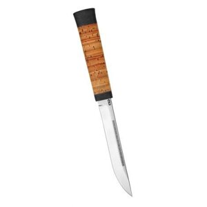 Нож разделочный "Бурятский малый" береста, 95х18, АиР