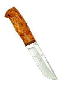 Нож разделочный "Полярный-2" карельская береза, АиР