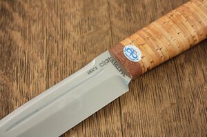 Нож разделочный "Селигер" береста, 95х18, АиР