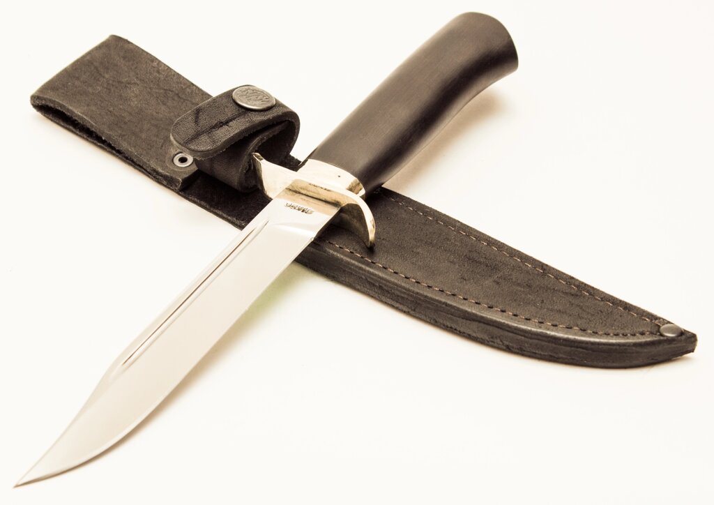 Нож разведчика НР-40, кованая сталь 95х18, рукоять граб от компании Admi - фото 1