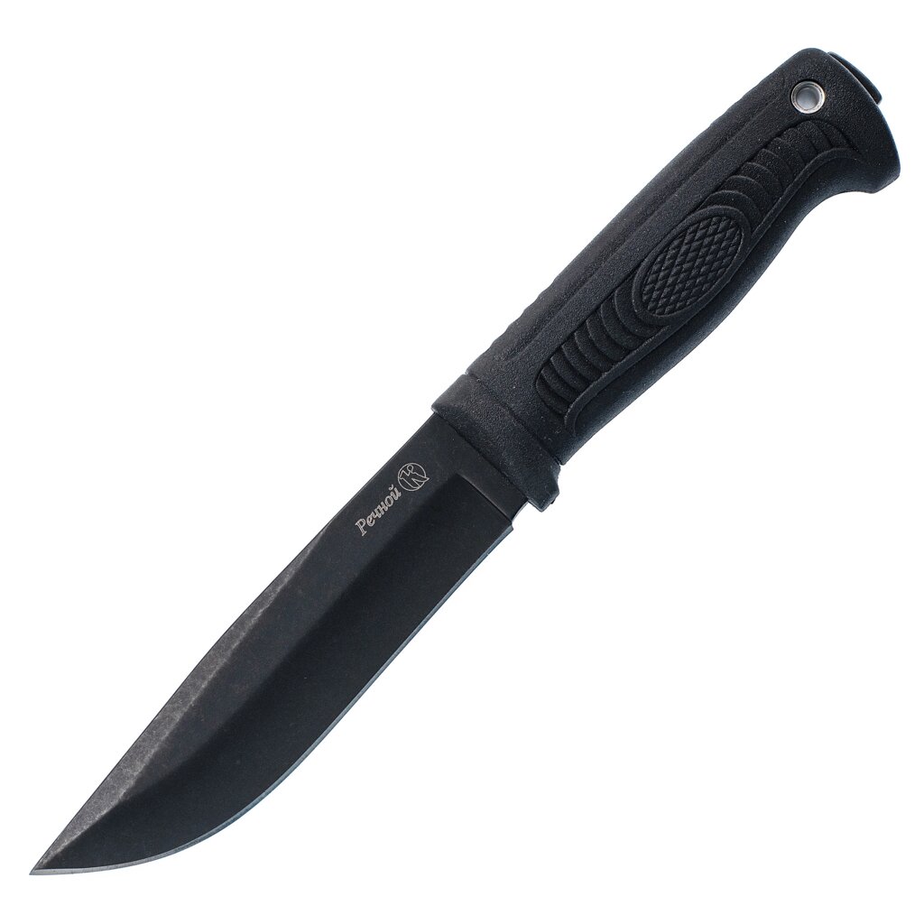 Нож Речной, сталь AUS-8 SW черный, Кизляр от компании Admi - фото 1