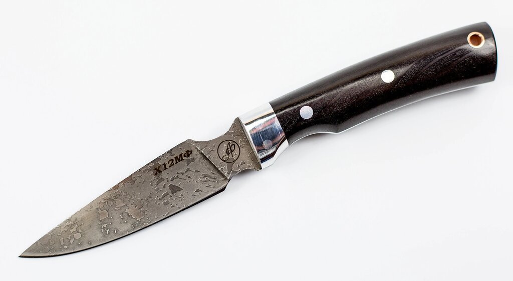 Нож Рысь малютка цмт, сталь Х12МФ, граб от компании Admi - фото 1