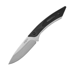 Нож с фиксированным клинком Camillus Western Coil, сталь 420, рукоять Zytel, чёрный