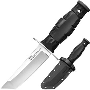 Нож с фиксированным клинком Cold Steel Mini Leatherneck Tanto, сталь 8Cr13MoV, рукоять кратон, black