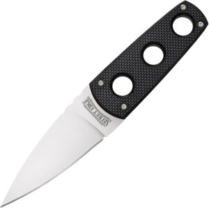 Нож с фиксированным клинком Cold Steel Secret Edge, сталь AUS-8A, рукоять G10, black