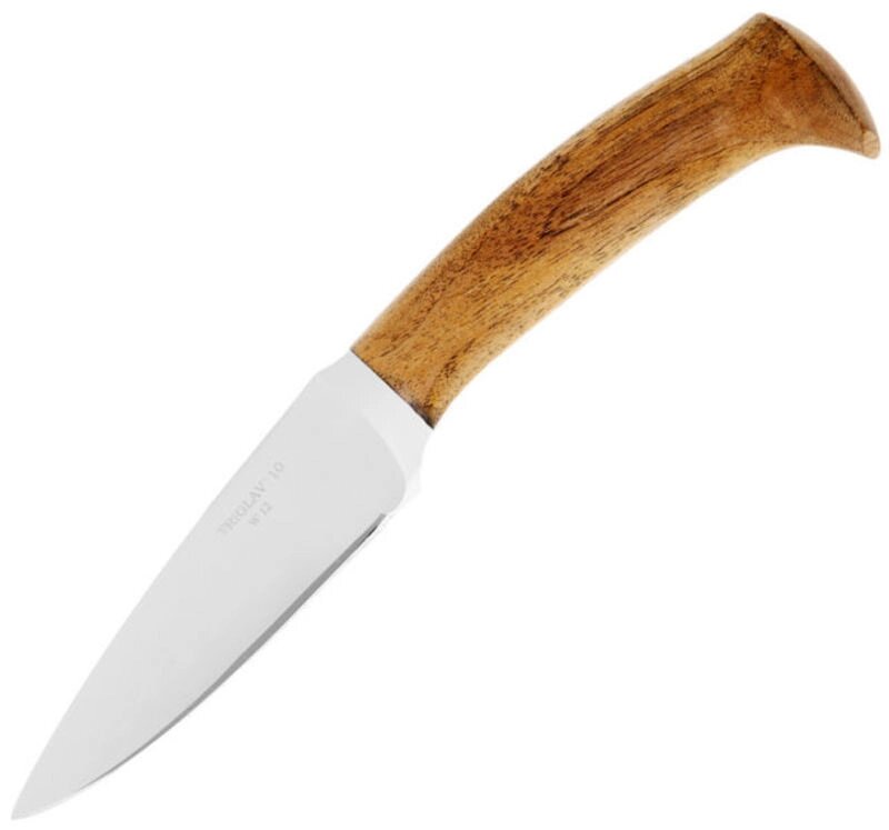 Нож с фиксированным клинком Fantoni, Triglav, Oskar Kogoj Design, FAN/TGVW, сталь AISI 425 mod, рукоять ореховое дерево от компании Admi - фото 1