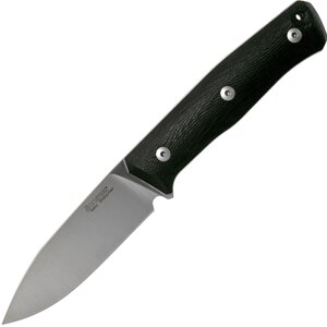 Нож с фиксированным клинком LionSteel B35, сталь Sleipner, рукоять черный G10