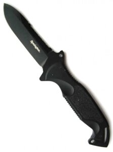 Нож с фиксированным клинком Remington Зулу I (Zulu) RM\895FD TF, сталь 440C Teflon, рукоять алюминий, черный