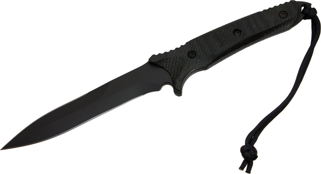 Нож с фиксированным клинком Spartan Blades Breed Fighter, сталь CPM-S35VN, рукоять черная микарта от компании Admi - фото 1