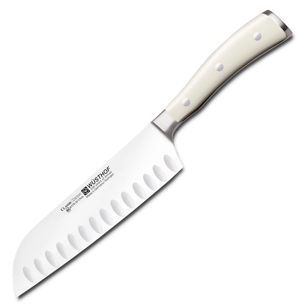 Нож Сантоку Ikon Cream White 4176-0 WUS, 170 мм от компании Admi - фото 1