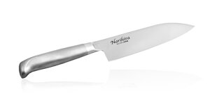 Нож Сантоку Narihira Fuji Cutlery, FC-61, сталь Mo-V, серый