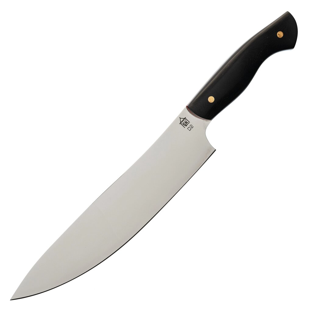 Нож Шеф-повар большой, сталь D2, G10 от компании Admi - фото 1