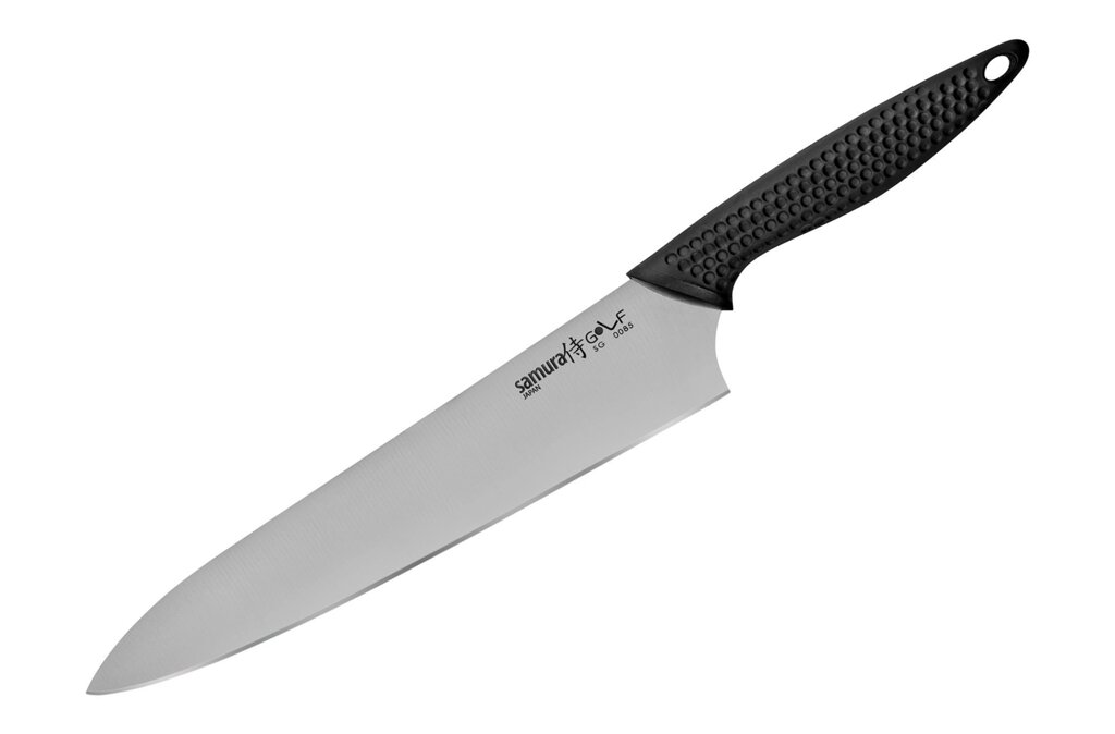 Нож Шеф Samura GOLF - SG-0085/K, сталь AUS-8, рукоять полипропилен, 221 мм от компании Admi - фото 1