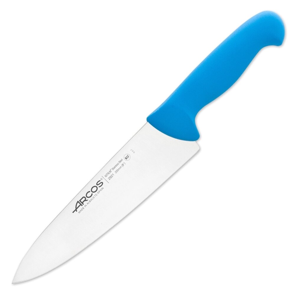 Нож Шефа 2900 292123, 200 мм, голубой от компании Admi - фото 1
