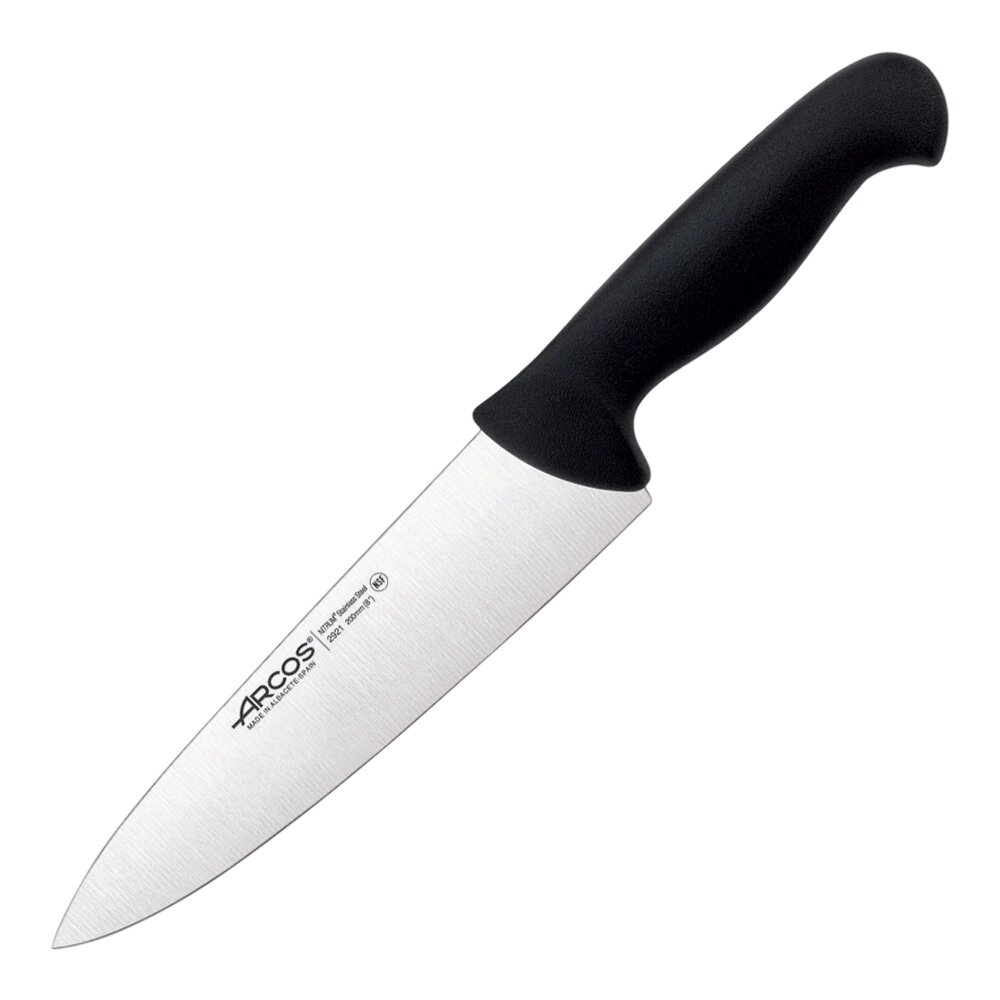 Нож Шефа 2900 292125, 200 мм, черный от компании Admi - фото 1