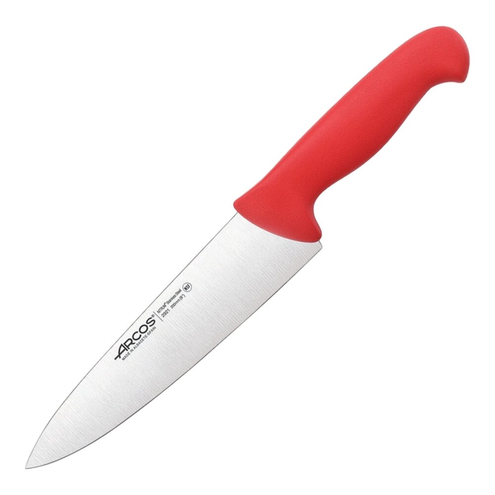 Нож Шефа 2900 2922, 250 мм, красный от компании Admi - фото 1