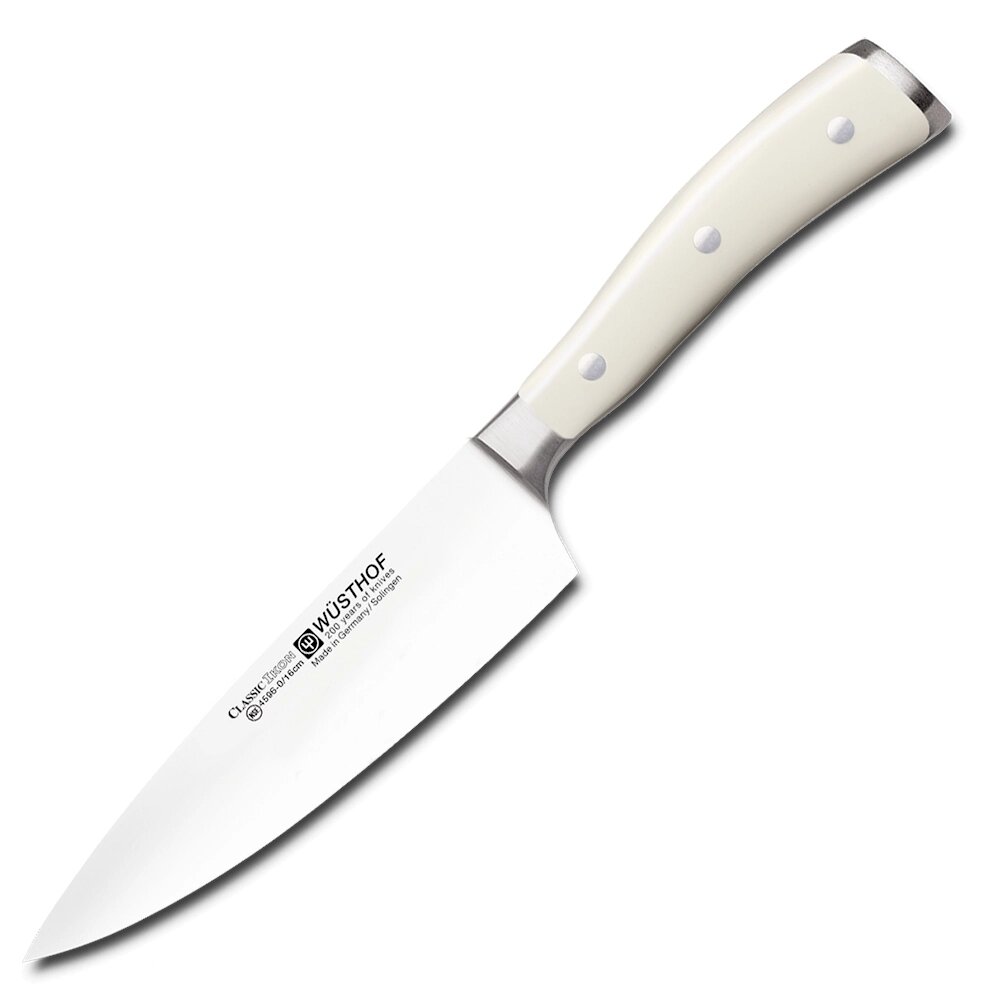 Нож Шефа Ikon Cream White 4596-0/16 WUS, 160 мм от компании Admi - фото 1