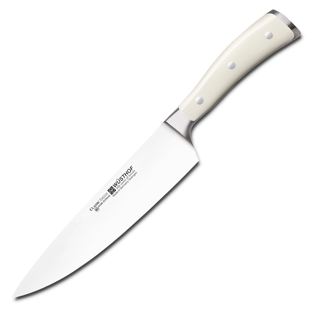 Нож Шефа Ikon Cream White 4596-0/20 WUS, 200 мм от компании Admi - фото 1