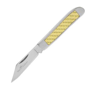 Нож складной Camillus Yello-Jaket Peanut, сталь AUS-8, рукоять нержавеющая сталь
