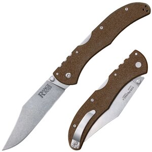 Нож складной Cold Steel Range Boss Flat, сталь 4034SS, рукоять zytel, dark earth