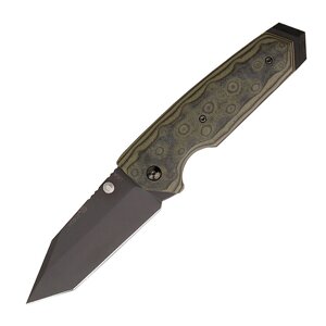 Нож складной Hogue EX-02 Black Tanto, сталь 154CM, рукоять стеклотекстолит G-Mascus, серо-зеленый